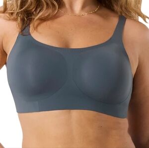2 Evelyn & Bobbie Structured Scoop Bras, 2XL, Slate Grey